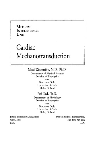 Cardiac Mechanotransduction