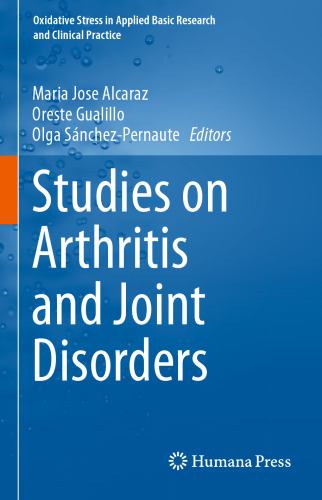 Studies on Arthritis and Joint Disorders