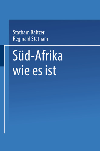 Sud-Afrika wie es ist