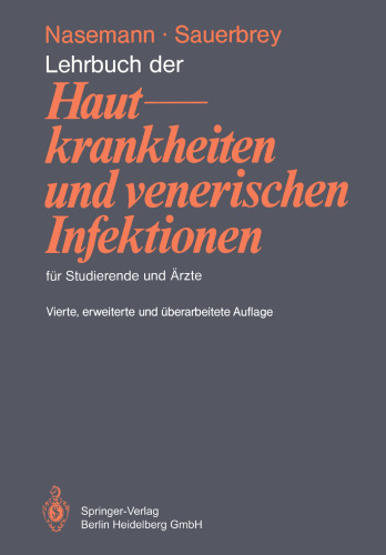 Lehrbuch der Hautkrankheiten und venerischen Infektionen fur Studierende und Arzte