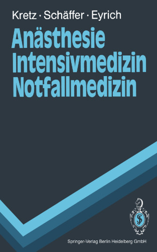 Anasthesie Intensivmedizin Notfallmedizin