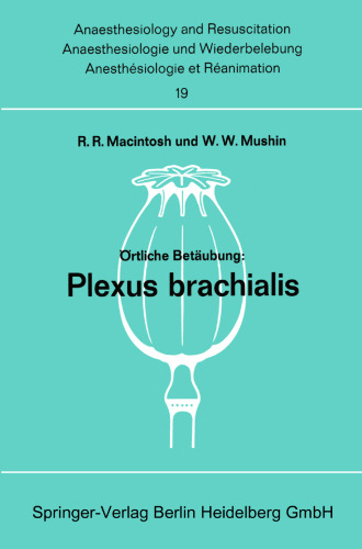 Ortliche Betaubung: Plexus Brachialis