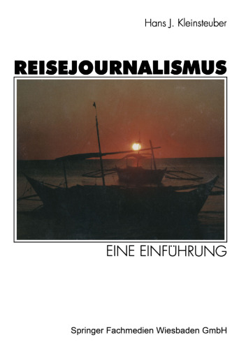 Reisejournalismus: Eine Einfuhrung