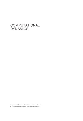 Computational Dynamics, Third Edition