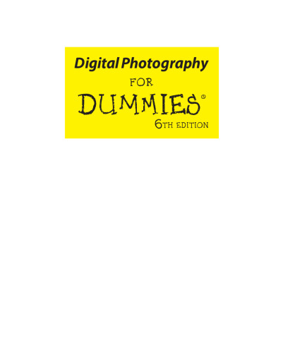 Digital Photography for Dummies®