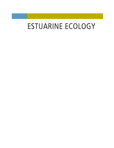 Estuarine Ecology, Second Edition