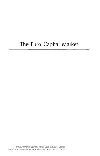 The Euro Capital Market