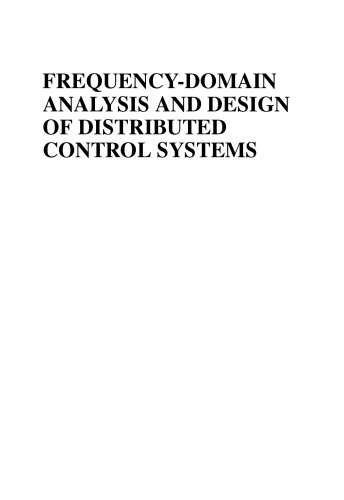 Frequency-Domain Analysis and Design of Distributed Control Systems