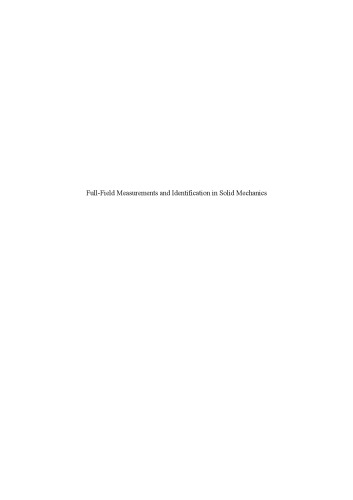 Full-Field Measurements and Identification in Solid Mechanics