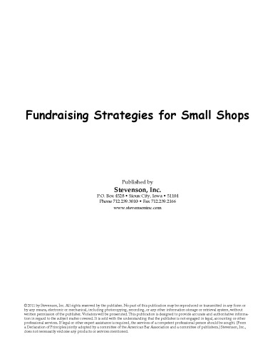 Fundraising Strategies for Small Shops