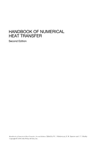 Handbook of Numerical Heat Transfer, Second Edition