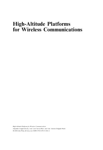 High-Altitude Platforms for Wireless Communications