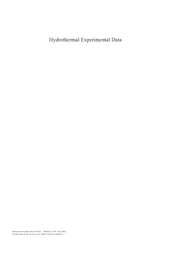 Hydrothermal Experimental Data