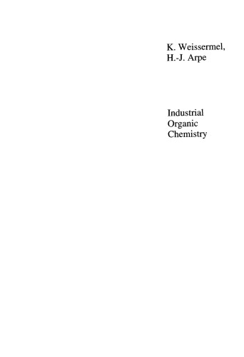 Industrial Organic Chemistry, Fourth Edition