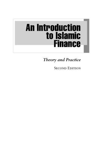 An Introduction to Islamic Finance: Theory and Practice, Second Edition