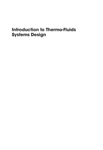 Introduction to Thermo-Fluids Systems Design