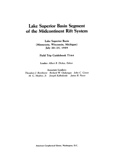 Lake Superior Basin Segment of the Midcontinent Rift System