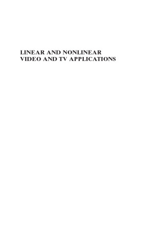 Linear and Nonlinear Video and TV Applications: Using IPv6 and IPv6 Multicast