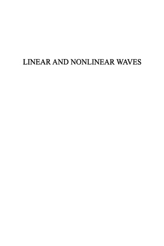 Linear and Nonlinear Waves