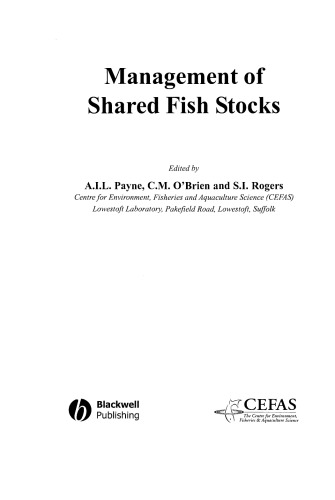 Management of Shared Fish Stocks